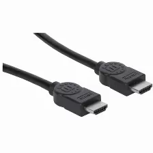 Cable Hdmi Manhattan Macho A Macho, 2 Metros, Negro
