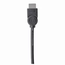 Cable Hdmi Manhattan, Hdmi Macho A Macho, 3d, 4k 30hz, Blindado, Negro, 5m