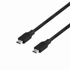 Cable Usb Genius, Usb-c A Usb-c, Usb 3.0, 5 Gbps, 150cm, Negro