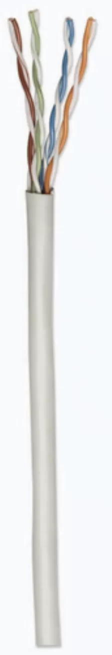 Bobina De Cable De Red Intellinet Cat6 Utp Solido, 305 Metros, 100% Cobre, Clasificacion Cm, Certificable, Gris