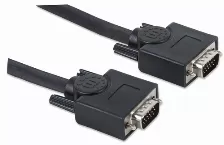 Cable Manhattan Vga 8mm, Macho - Macho, 20 Metros, (335607) Negro