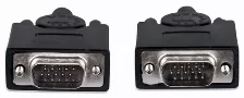 Cable Manhattan Vga 8mm, Macho - Macho, 20 Metros, (335607) Negro