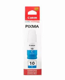 Botella De Tinta Canon Gi-10 Cyan Cian, Compatibilidad G5010/g6010/g7010