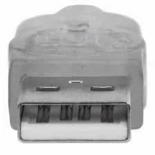 Cable Manhattan Extensión De Alta Velocidad Usb 2.0, Usb A Macho - Usb A Hembra, 4.5 Metros, (340502) Plateado