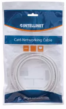 Patchord Intellinet Cable De Red, Cat6, Utp Cat6, 7.5 M, Blanco