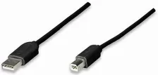 Cable Usb Manhattan A/b 1.8mts Negro Version 1.1
