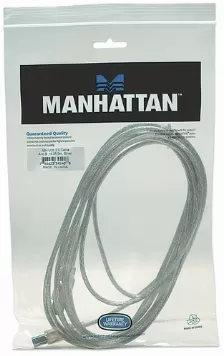 Cable Usb Manhattan Usb A A Usb B, 480 Mbit/s, Plata