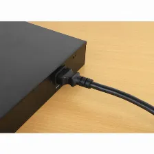 Cables De Poder Manhattan Hembra, Macho 250 V, 1 M, Negro