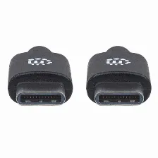 Cable Usb Manhattan Usb Tipo-c A Usb Tipo-c, 1 Metro, Negro, (353342)