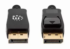 Cable Manhattan Displayport 1.4 Macho A Macho, 8k, 60hz, 2m, Negro