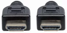 Cable Manhattan 353939 Hdmi Macho A Macho, Hec, Arc, 3d, 4k, Blindado, Negro, 2 Metros