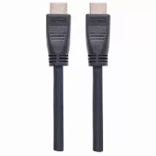 Cable Hdmi Manhattan Canal Ethernet, 8 M, 10.2 Gbit/s, 1080p, 2160p, Negro
