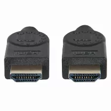 Cable Hdmi Manhattan, 2 M, Hdmi Tipo A (estandar), Hdmi Tipo A (estandar), 3d, 48 Gbit/s, Negro (354080)