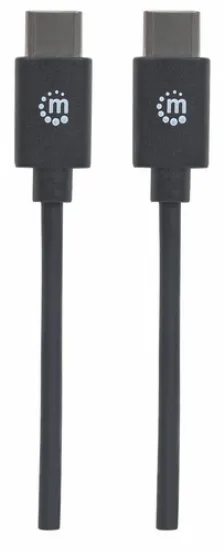 Cable Usb Manhattan 354875, Usb Tipo-c A Usb Tipo-c, 2 Metros, Negro, (354875)