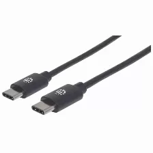 Cable Usb Manhattan Usb C A Usb C, 480 Mbit/s, Negro