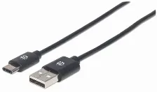 Cable Usb Manhattan 354936 Usb C A Usb A, 480 Mbit/s, Negro