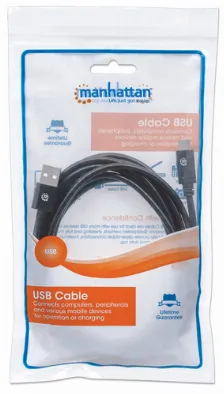 Cable Usb Manhattan 354936 Usb C A Usb A, 480 Mbit/s, Negro