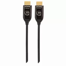 Cable Hdmi Manhattan Cable Hdmi óptico Activo Con Clasificación Plénum 50 M, 18 Gbit/s, Negro