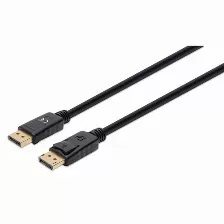 Cable Manhattan Displayport 1.4, 2 Metros, Negro