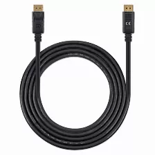 Cable Manhattan Displayport 1.4, 2 Metros, Negro