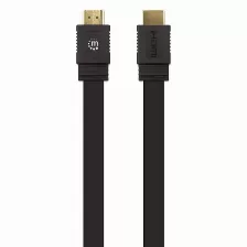 Cable Hdmi Manhattan Canal Ethernet, 15 M, Negro