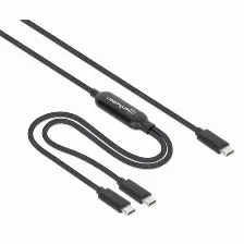 Cable Usb Manhattan 355810 Usb C A 2 X Usb C, Negro
