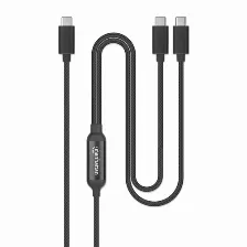 Cable Usb Manhattan 355810 Usb C A 2 X Usb C, Negro