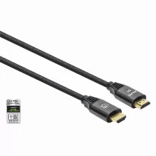 Cable Hdmi Manhattan 1 M, 48 Gbit/s, 1080p, 1440p, Negro