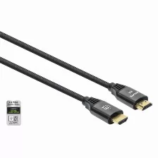 Cable Hdmi Manhattan 2 M, 48 Gbit/s, 1080p, 1440p, Negro