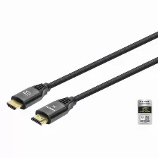 Cable Hdmi Manhattan 3 M, 48 Gbit/s, 1080p, 1440p, Negro