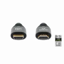 Cable Hdmi Manhattan 3 M, 48 Gbit/s, 1080p, 1440p, Negro