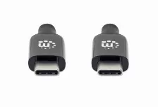 Cable Usb Manhattan Usb C A Usb C, Negro
