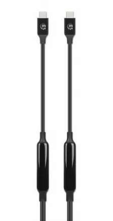 Cable Usb Manhattan Usb C A Usb C, Negro