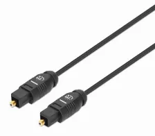 Cable Manhattan Cable De Audio Digital óptico Toslink 5 M, Toslink, Toslink, Negro