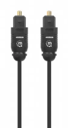 Cable Manhattan Cable De Audio Digital óptico Toslink 5 M, Toslink, Toslink, Negro