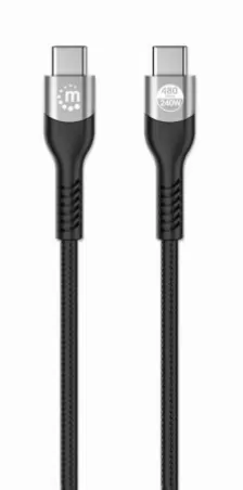 Cable Usb Manhattan 356367 Usb C A Usb C, 480 Mbit/s, Negro