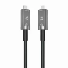 Cable Usb Manhattan 356428 Usb C A Usb C, 10000 Mbit/s, Negro