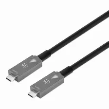 Cable Usb Manhattan 356442 Usb C A Usb C, 10000 Mbit/s, Negro