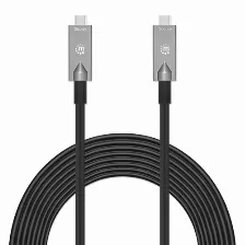 Cable Usb Manhattan 356442 Usb C A Usb C, 10000 Mbit/s, Negro