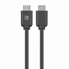 Cableshdmi/manhattan/356695/cable Hdmi De Alta Velocidad 4k@60hz Con Ethernet, 10 M (33 Ft)