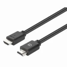 Cableshdmi/manhattan/356718/ Cable Hdmi De Alta Velocidad 4k@60hz Con Ethernet, 22,5 M