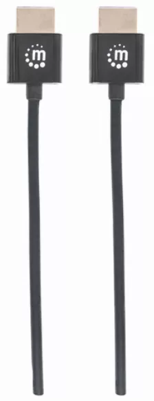 Cable Hdmi Manhattan Canal Ethernet, 1.8 M, 18 Gbit/s, Negro