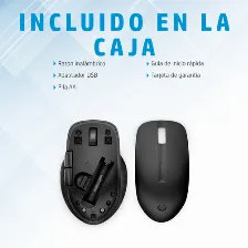 Mouse Optico Hp 435, Inalambrico, 4000dpi, Rf Inalambrico/bluetooth, Negro