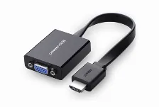 Adaptador Ugreen Hdmi A Macho-vga Hembra, 25cm, Negro
