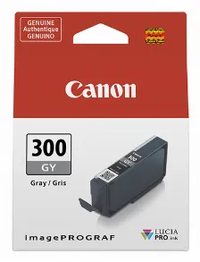 Cartucho De Tinta Canon Pfi-300 Original, Gris