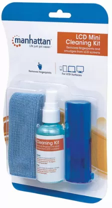 Kit De Limpieza Para Lcd Manhattan, Solucion De Limpieza 60ml, Pano Limpiador, Cepillo De 14cm