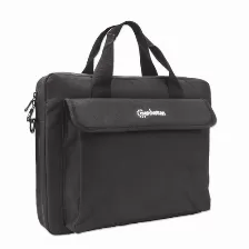 Maletín Manhattande Poliéster London Para Laptop 14.1 Pulg, (439893) Negro