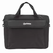 Maletín Manhattande Poliéster London Para Laptop 14.1 Pulg, (439893) Negro