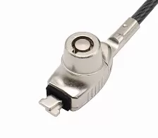Cable Antirrobo Manhattan Candado Laptop Nano Llave 1.8mts Gris Kensington, Nano, Llave, 1.8 M, Acero, Zinc, Negro, Translúcido