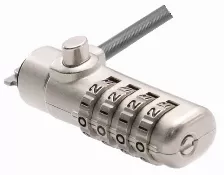 Cable Antirrobo Manhattan Candado Laptop Nano Combinación 1.8mts Gris Kensington, Nano, Cerradura Con Combinación, 1.8 M, Acero, Zinc, Gris